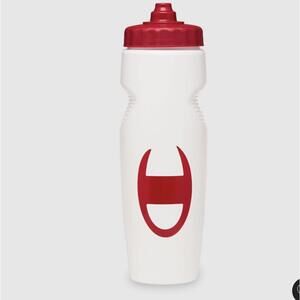 Champion White and Red Sports Water Bottle